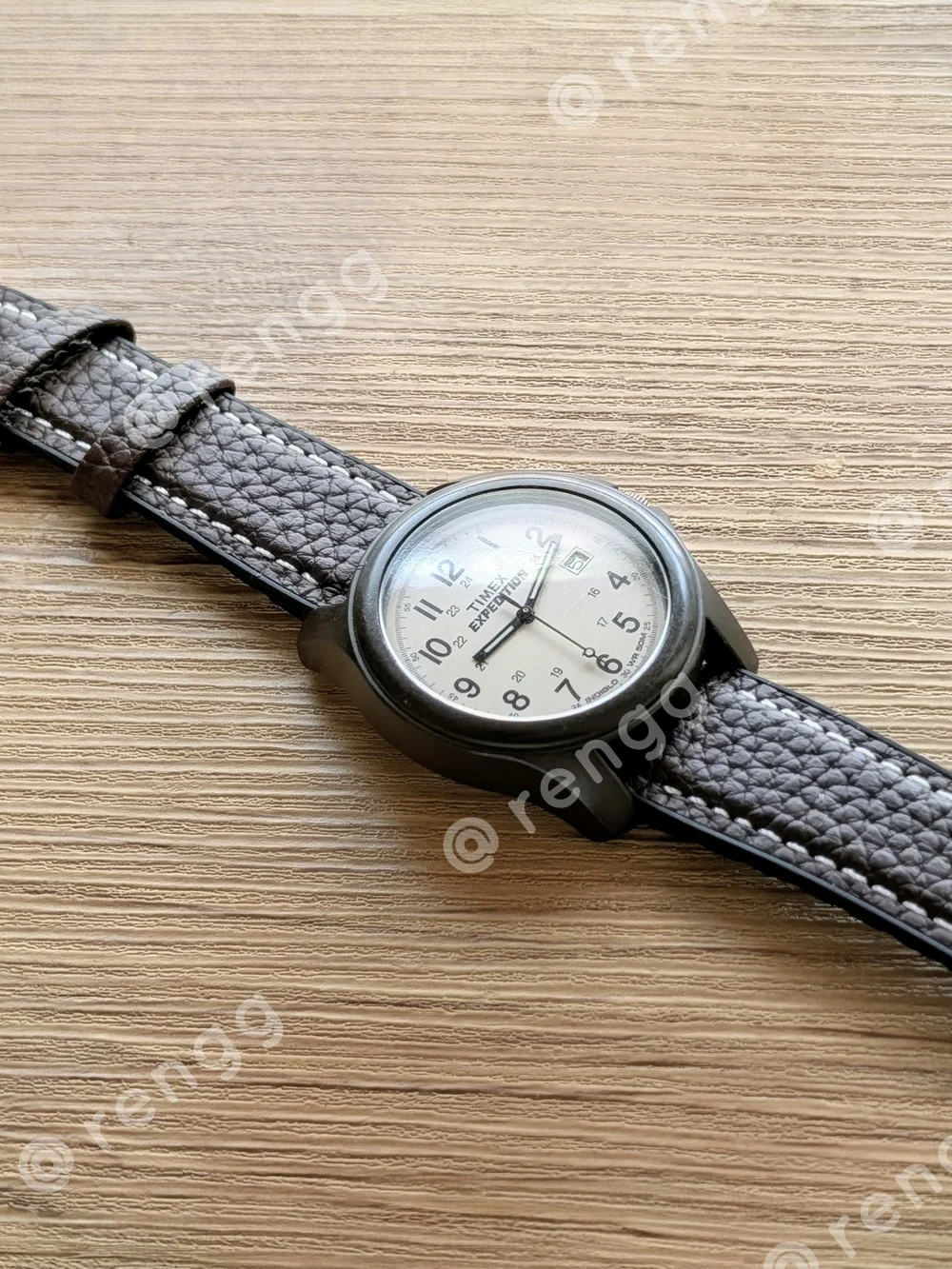 Timex Expedition Cream Field Watch Indiglo